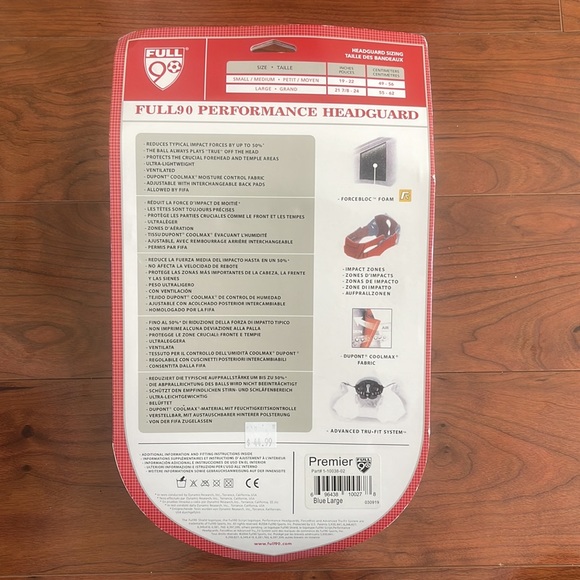 NWT Full 90 Performance Soccer Headguard - Picture 2 of 5